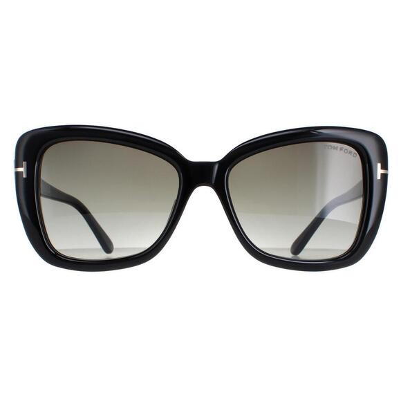 NWT Tom Ford FT1008 Black Cat Eye 55mm Sunglasses main image 5